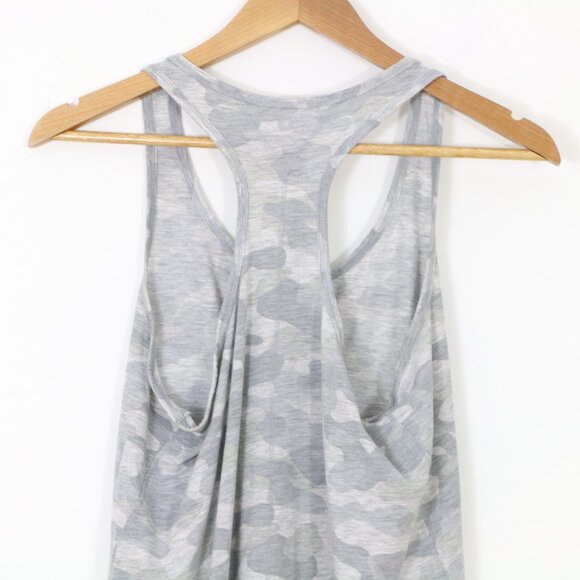 *Joe Fresh Active Camo Grey Racer Back Tank Top - Picture 6 of 6